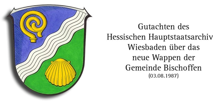 Gemeindewappen mit Hinweis zur Veröffentlichung